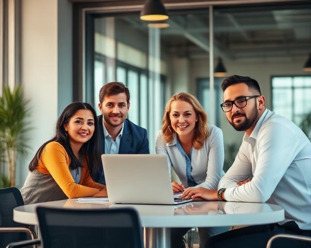 Team trifft Entscheidungen